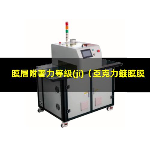 膜層附著力等級(jí)